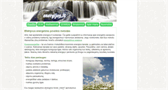 Desktop Screenshot of energijos.lt